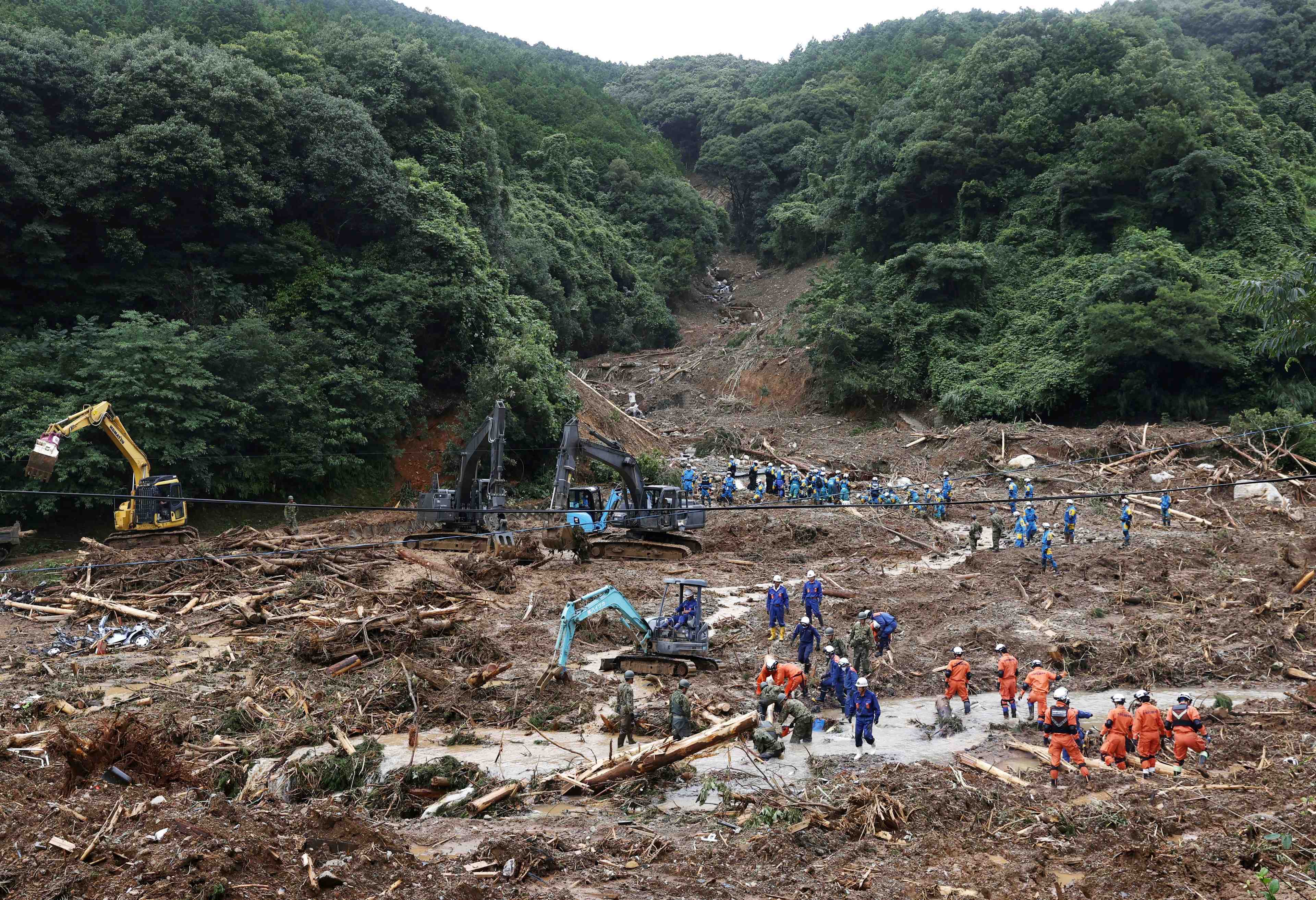 Japon: le bilan des inondations s'alourdit a 44 morts