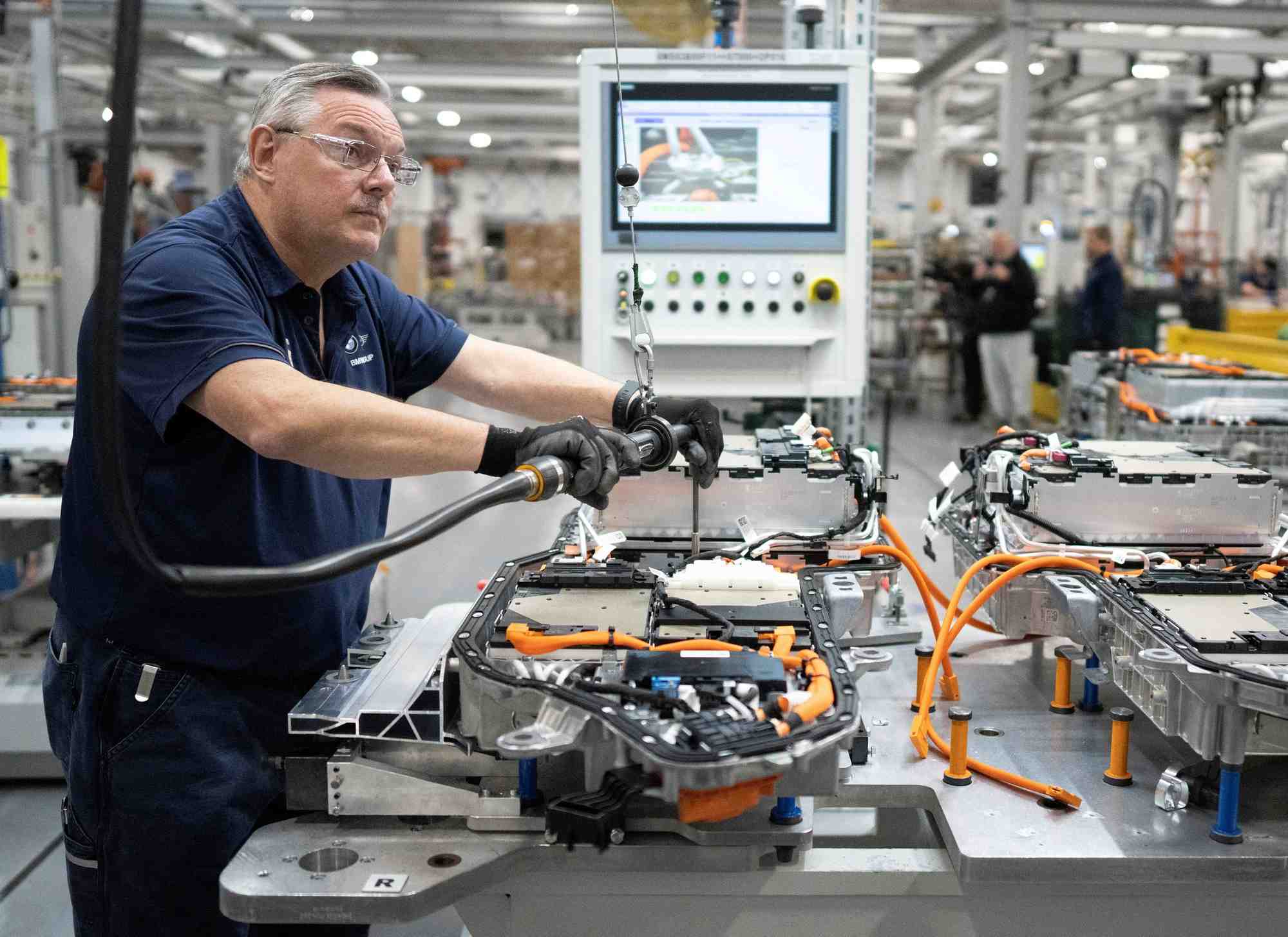Une usine de fabrication de bmw a greer, en caroline du sud