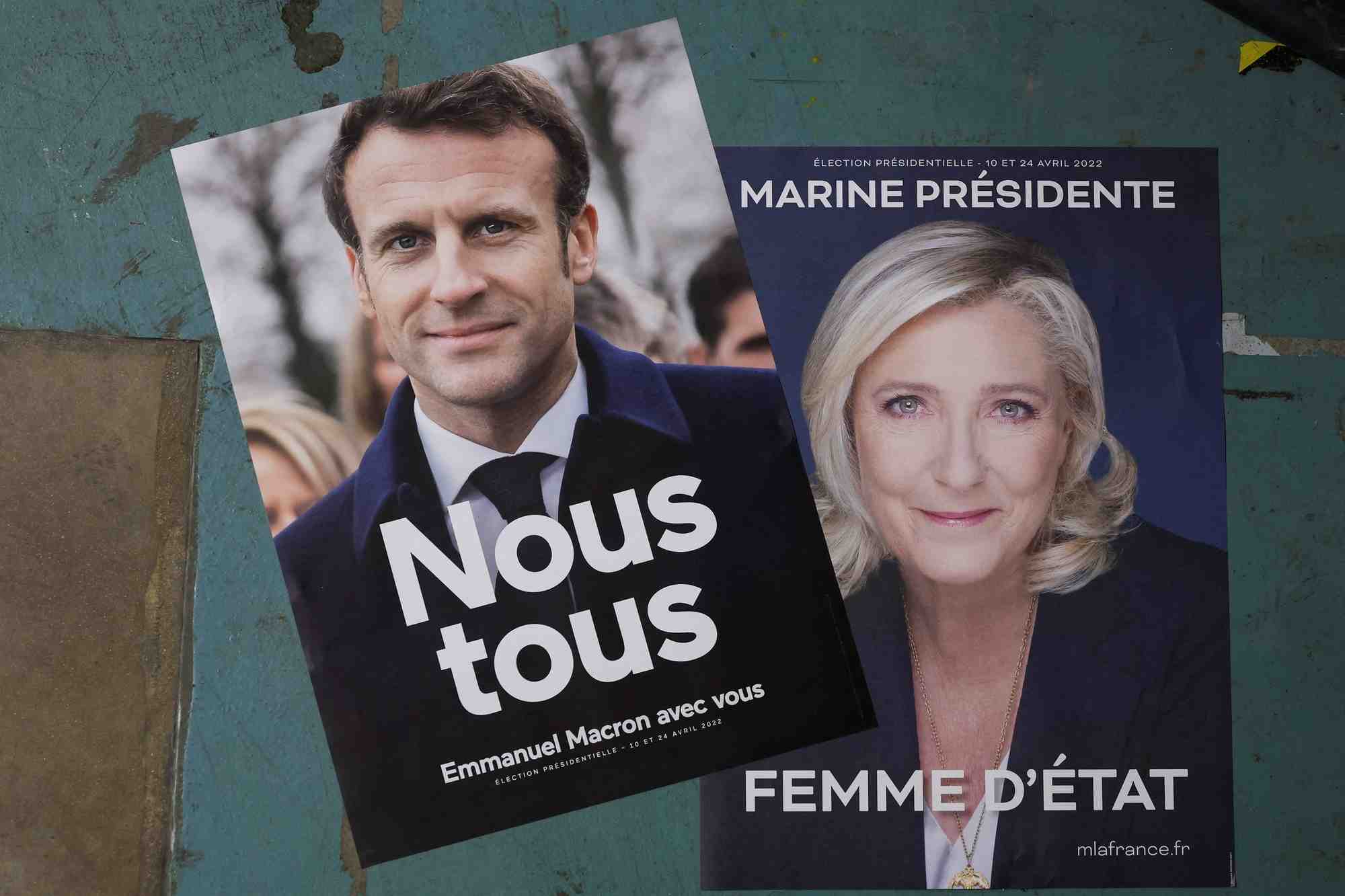 Macron tente de "verdir" son programme, premier meeting pour le pen