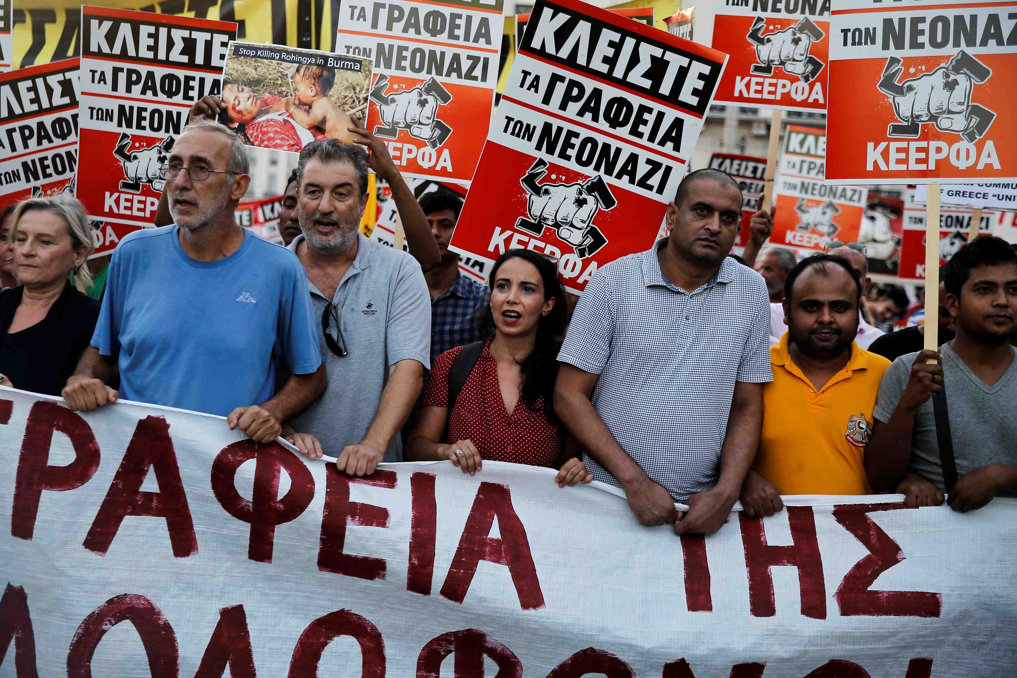 Incidents a athenes 4 ans apres la mort d'un rappeur anti-nazi