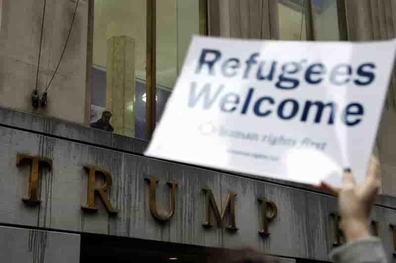 Trump prone un plafond de 45.000 refugies sur l'annee fiscale 2018