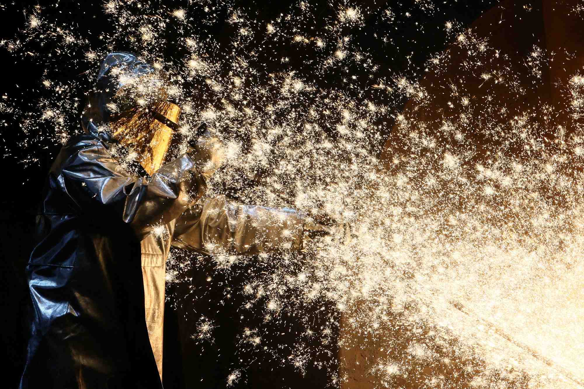 L'usine siderurgique de thyssenkrupp a duisbourg