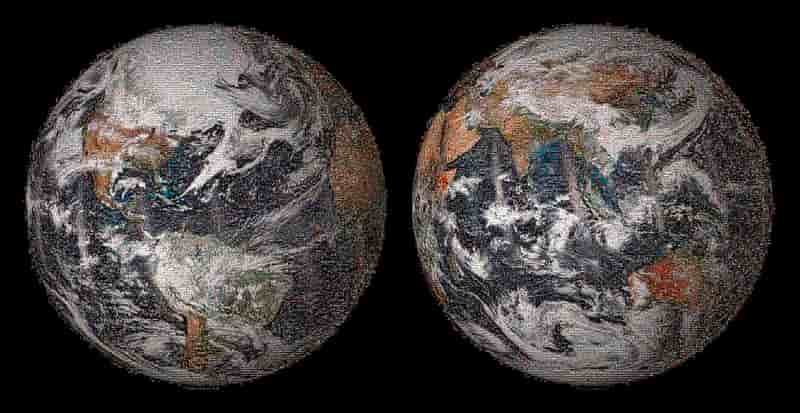 La Nasa recrée la Terre avec une mosaïque géante de "selfies"