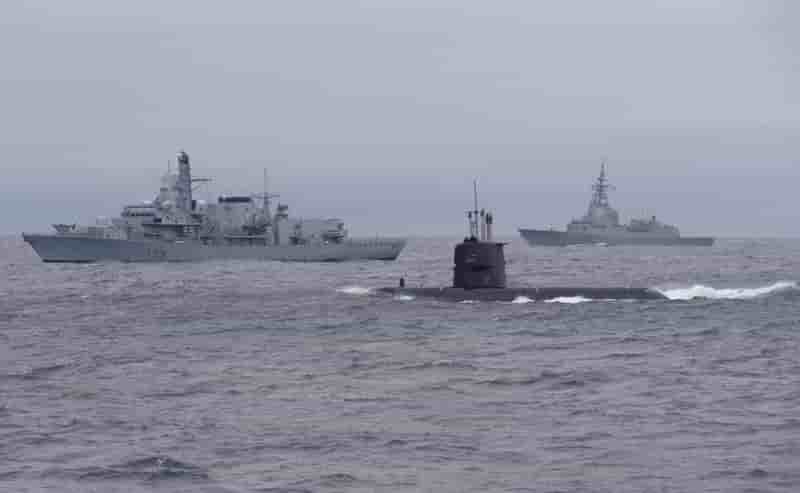 Vaste exercice anti-sous-marin en mer du nord de l'otan