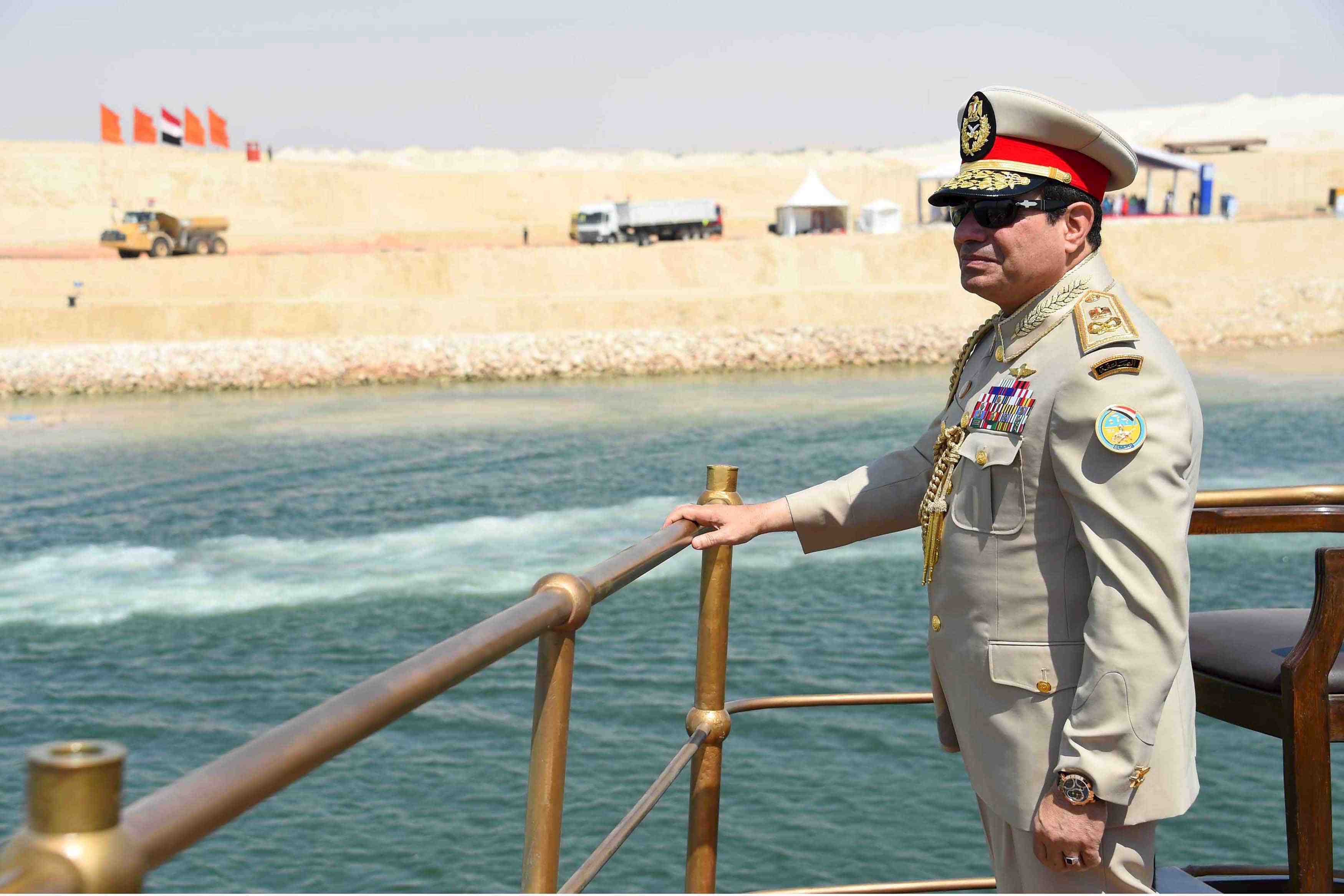 Inauguration du "nouveau" canal de suez