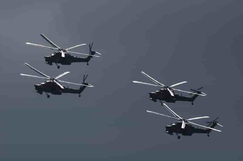 La russie va vendre 40 helicopteres de combat a l'algerie