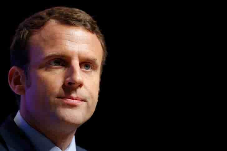 Macron et le pen a egalite pour le 1er tour, selon un sondage opinionway