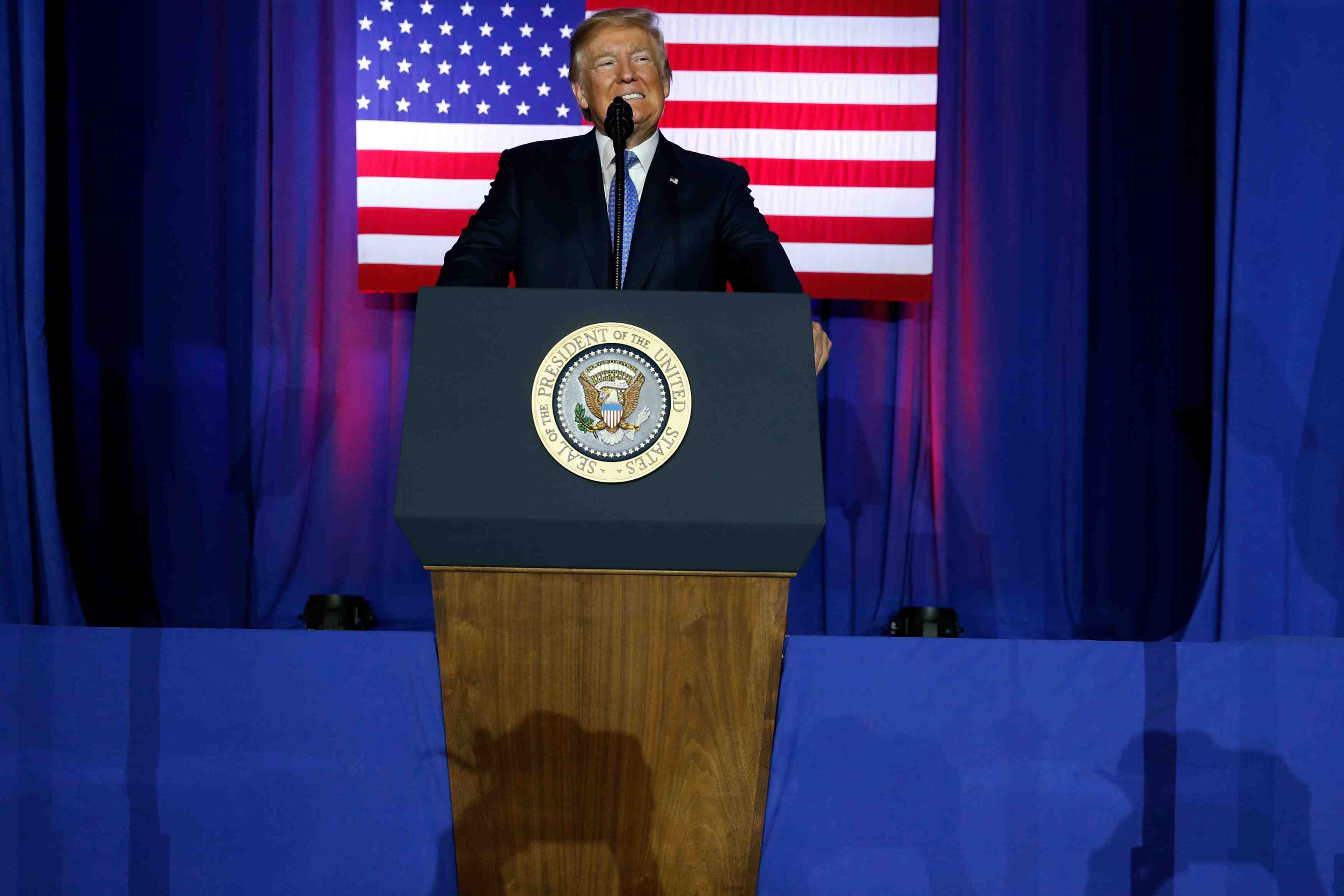 Trump veut baisser l'impot sur les societes et sur les revenus des riches