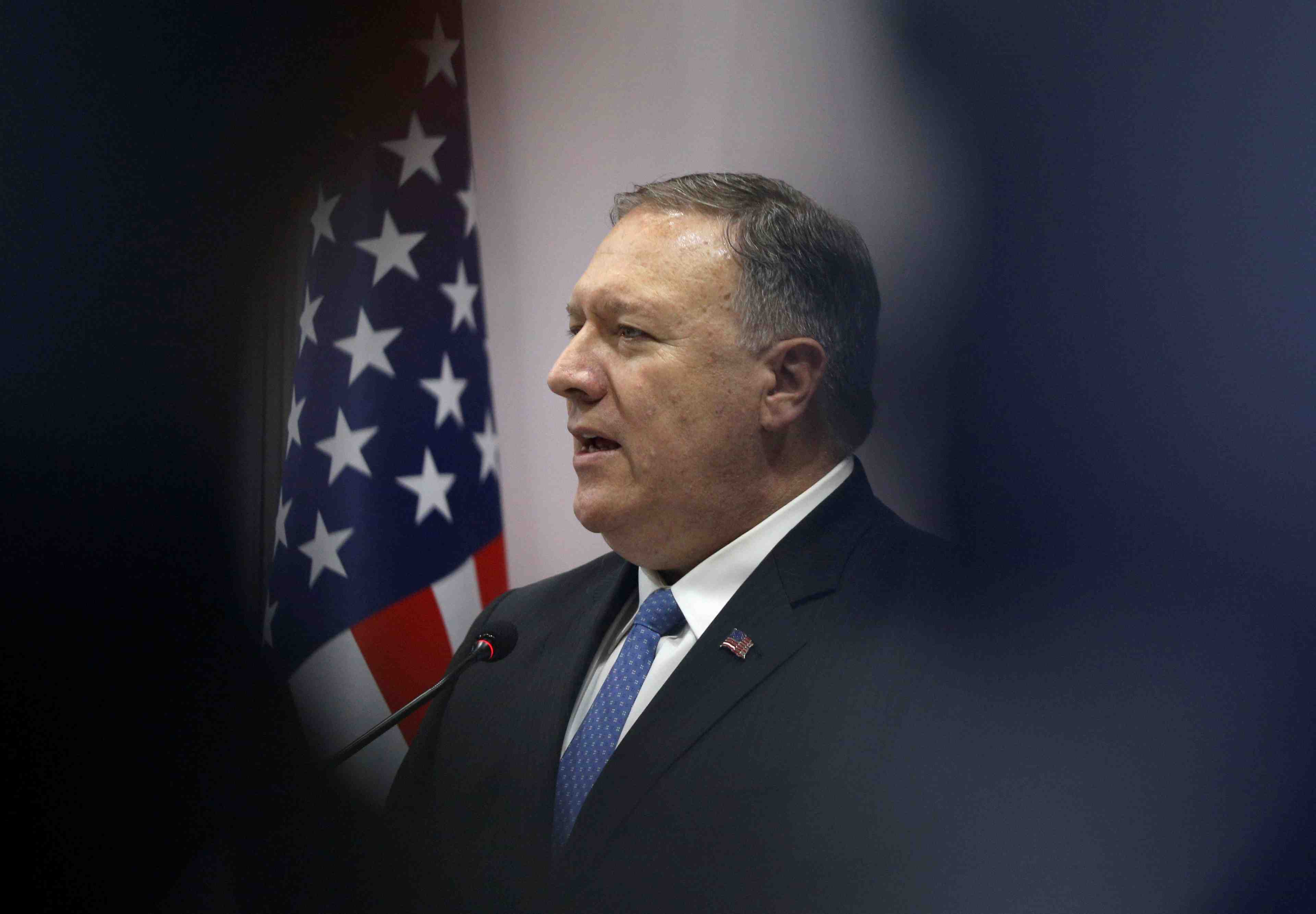 Mike pompeo critique la politique de la chine en asie