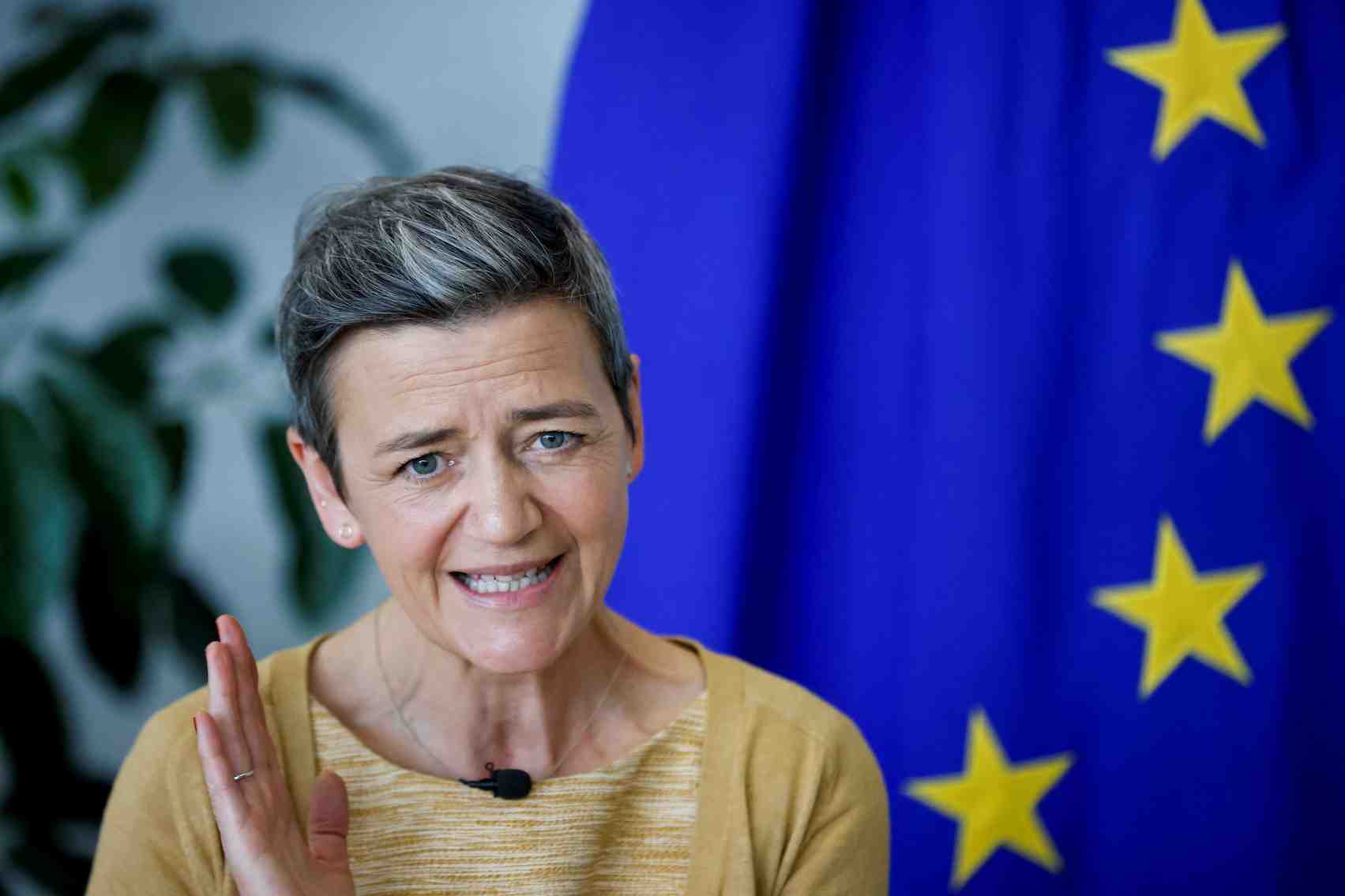 Margrethe Vestager détaillait ce mercredi sa candidature à la Banque européenne d'investissement, la BEI, devant des journalistes.