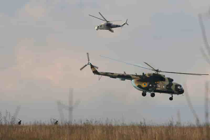 Démonstration de force de l'armée dans Kramatorsk en Ukraine