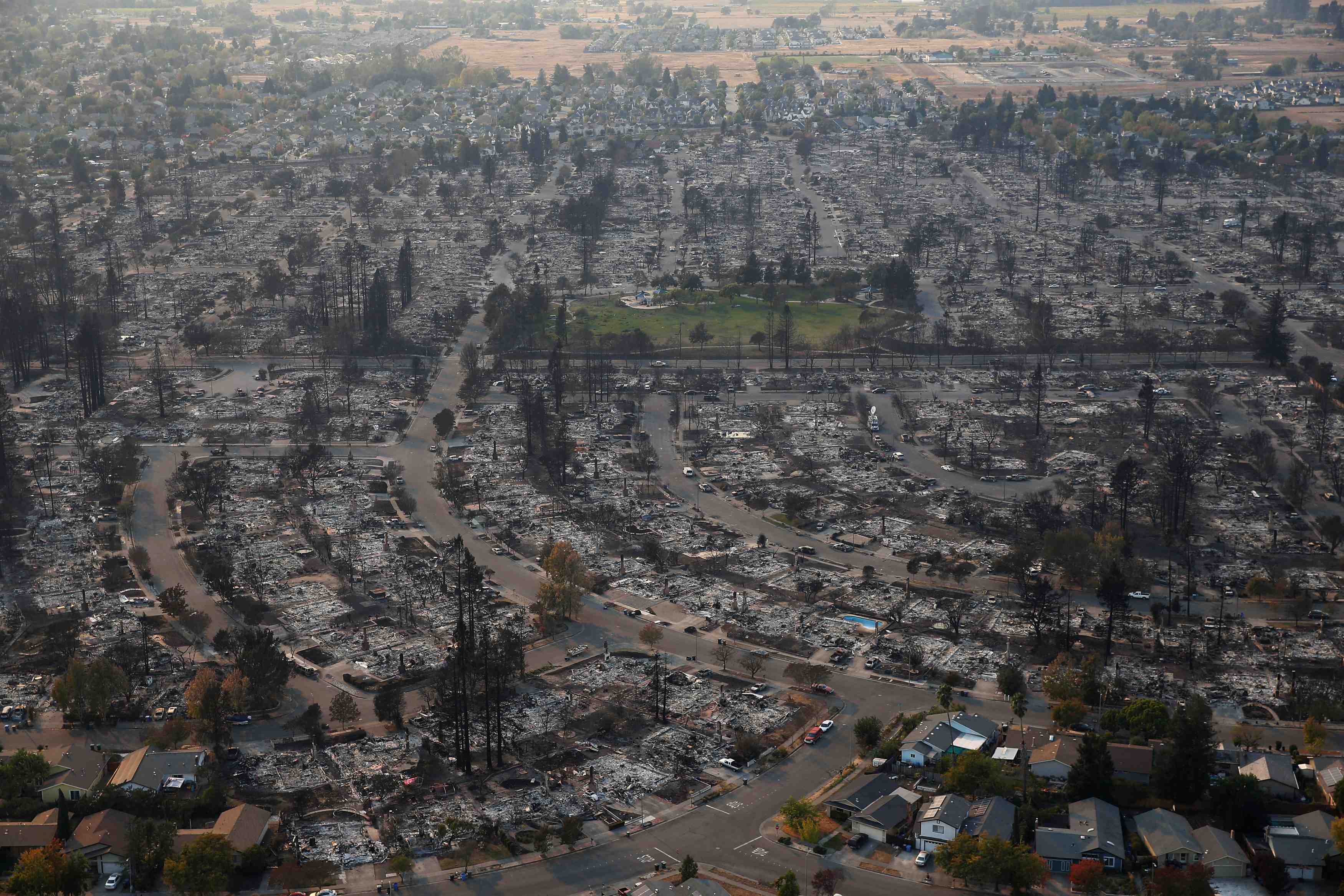 Vingt-trois morts dans les incendies du nord de la californie