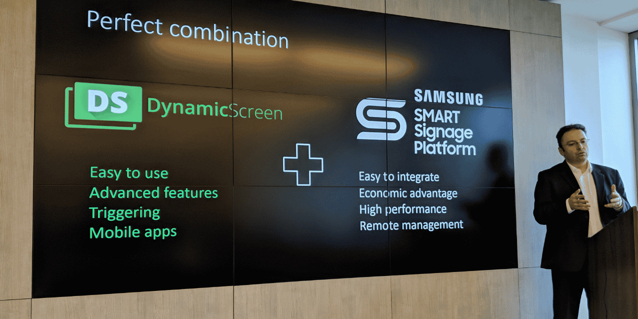 DynamicScreen partenariat Samsung
