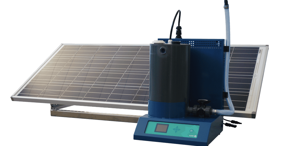 Aura peut être banché sur secteur ou fonctionner grâce de l'énergie solaire.