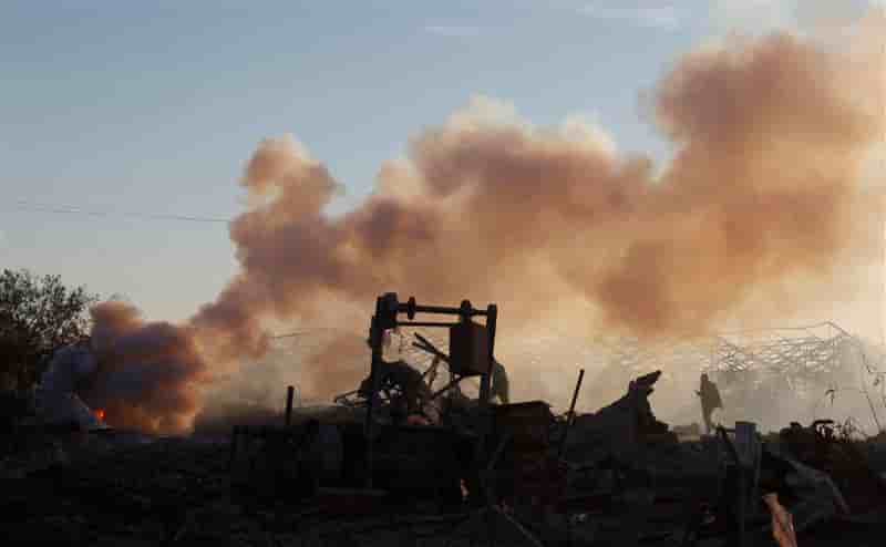 L'aviation israélienne bombarde la bande de Gaza