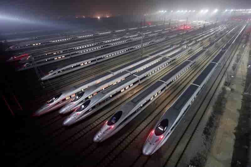 Les tgv chinois vont de nouveau rouler a 350 km/h