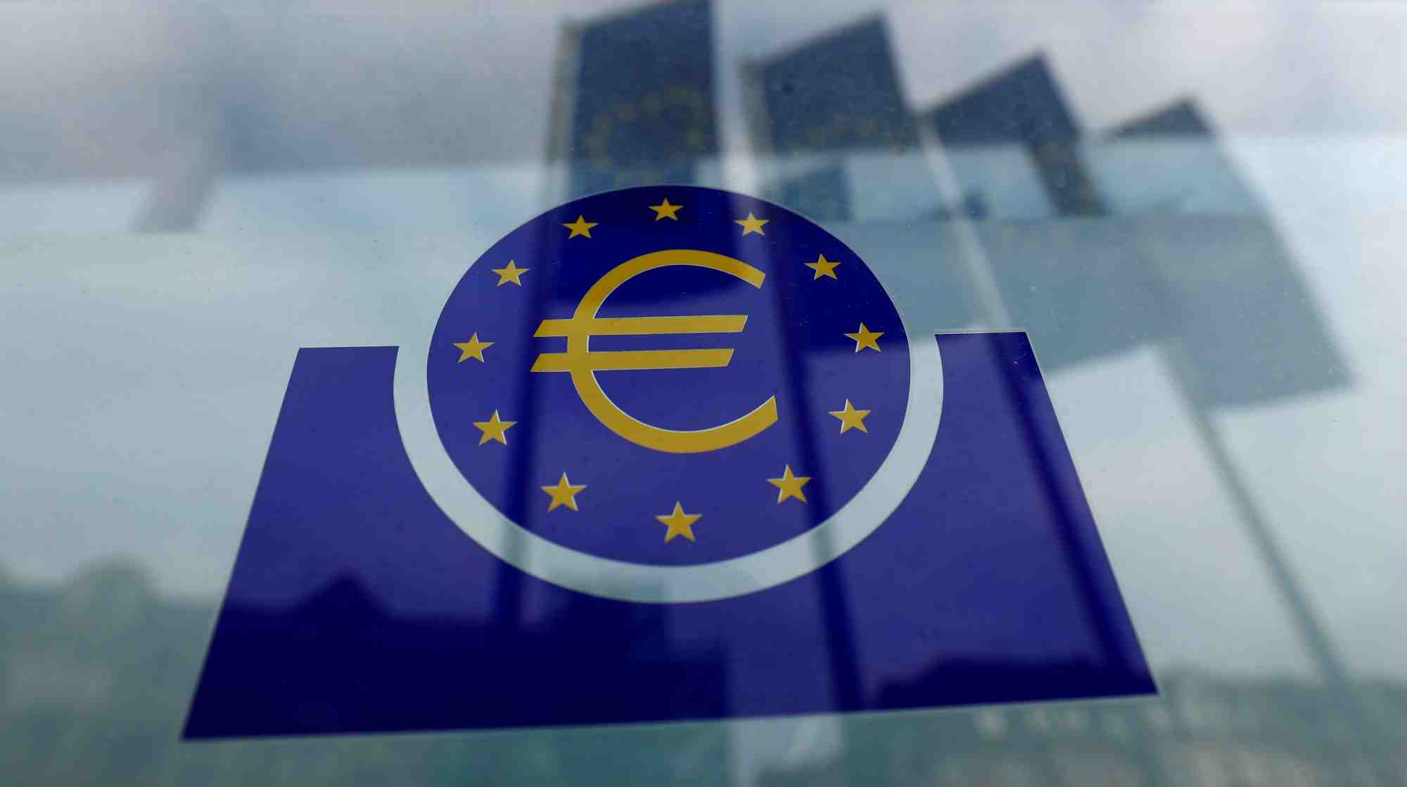 Photo d'archives du logo de la banque centrale europeenne (bce) a francfort
