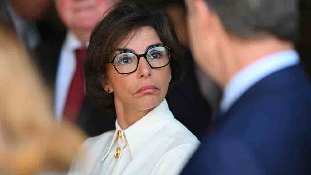 Rachida Dati, ministre de la Culture, visite l'abbaye de Pontlevoy à l'occasion des journées européennes du patrimoine.