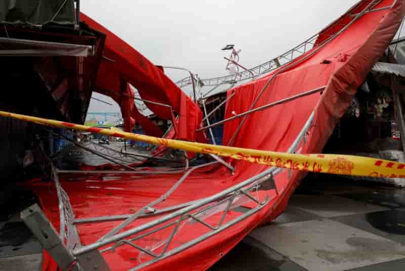Le sud de la chine se prepare a l'arrivee du typhon megi