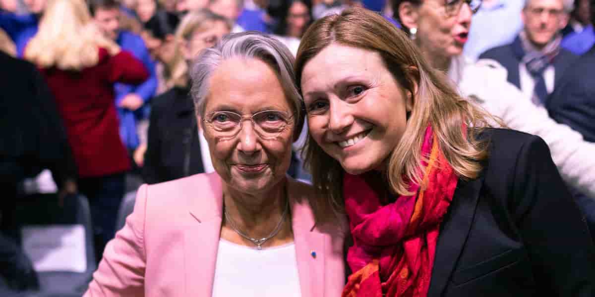 Élisabeth Borne et Yaël Braun-Pivet.