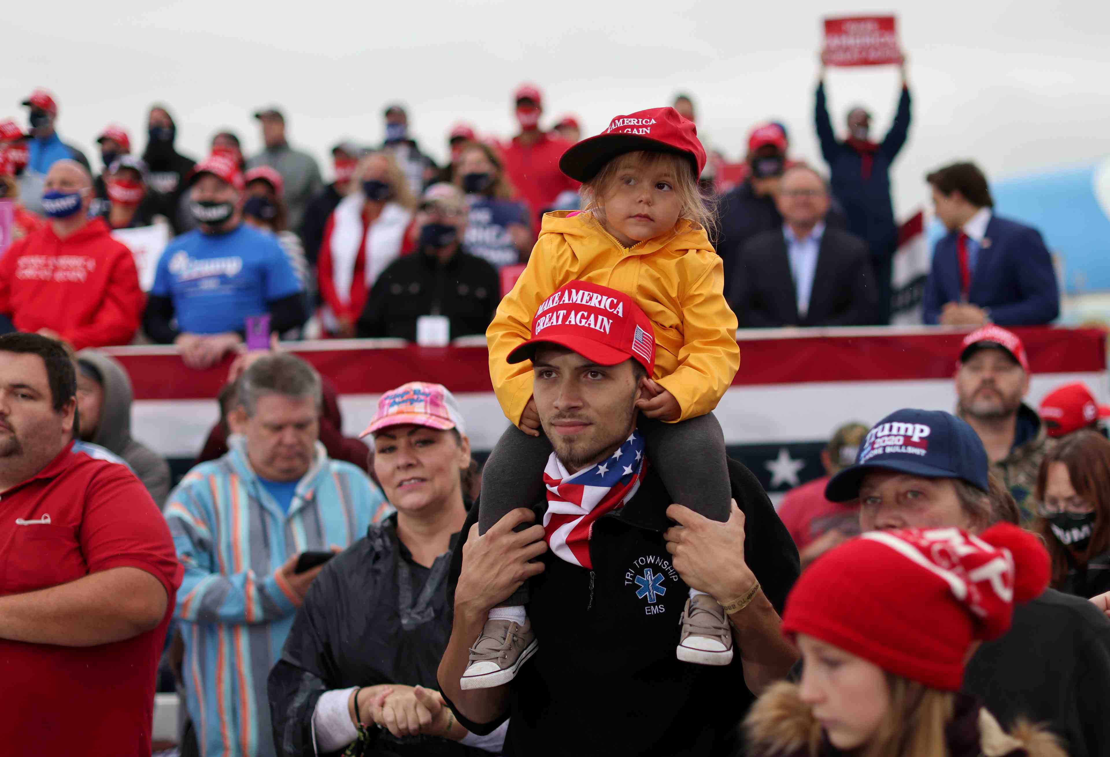 Trump mobilise ses partisans dans le michigan