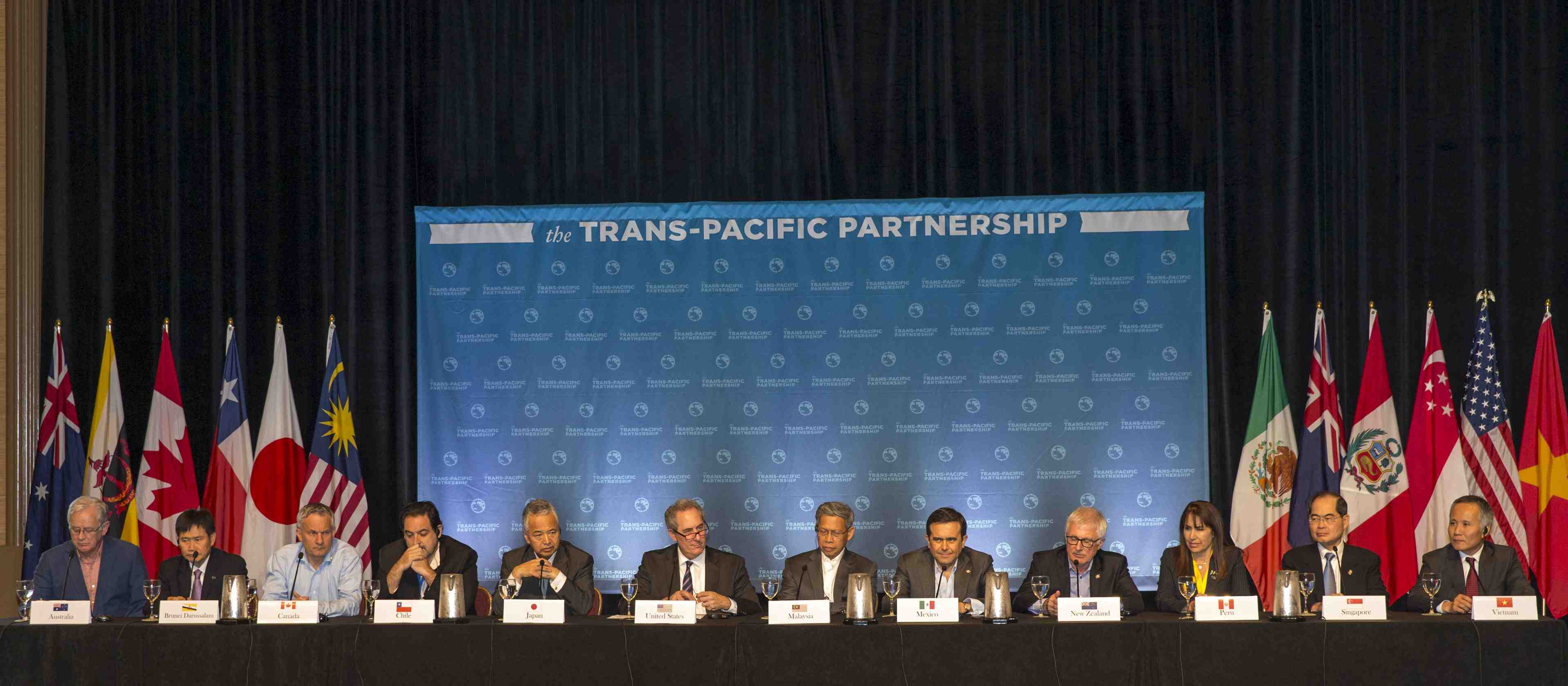 Pas encore d'accord sur le projet de partenariat transpacifique
