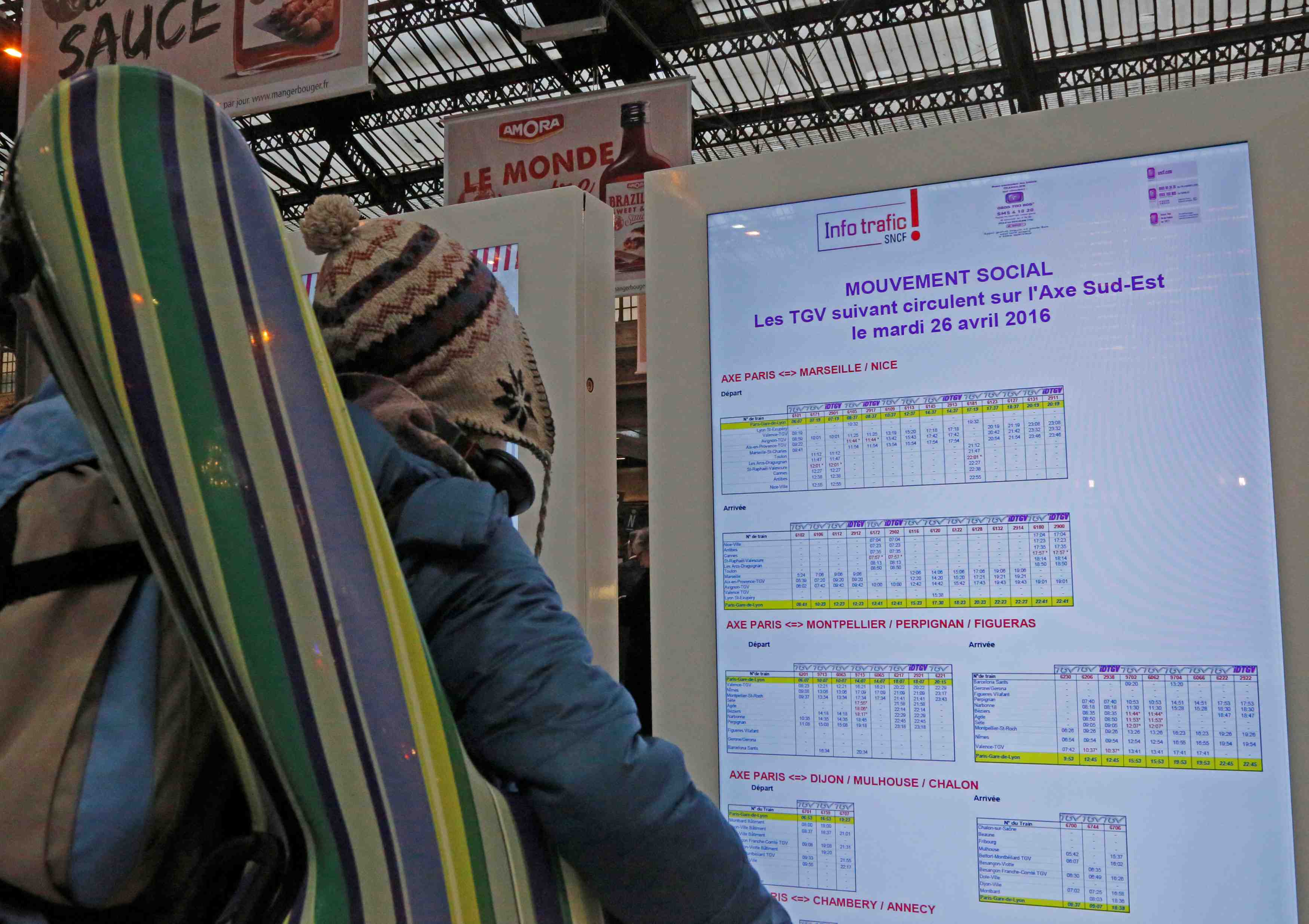 Greve a la sncf
