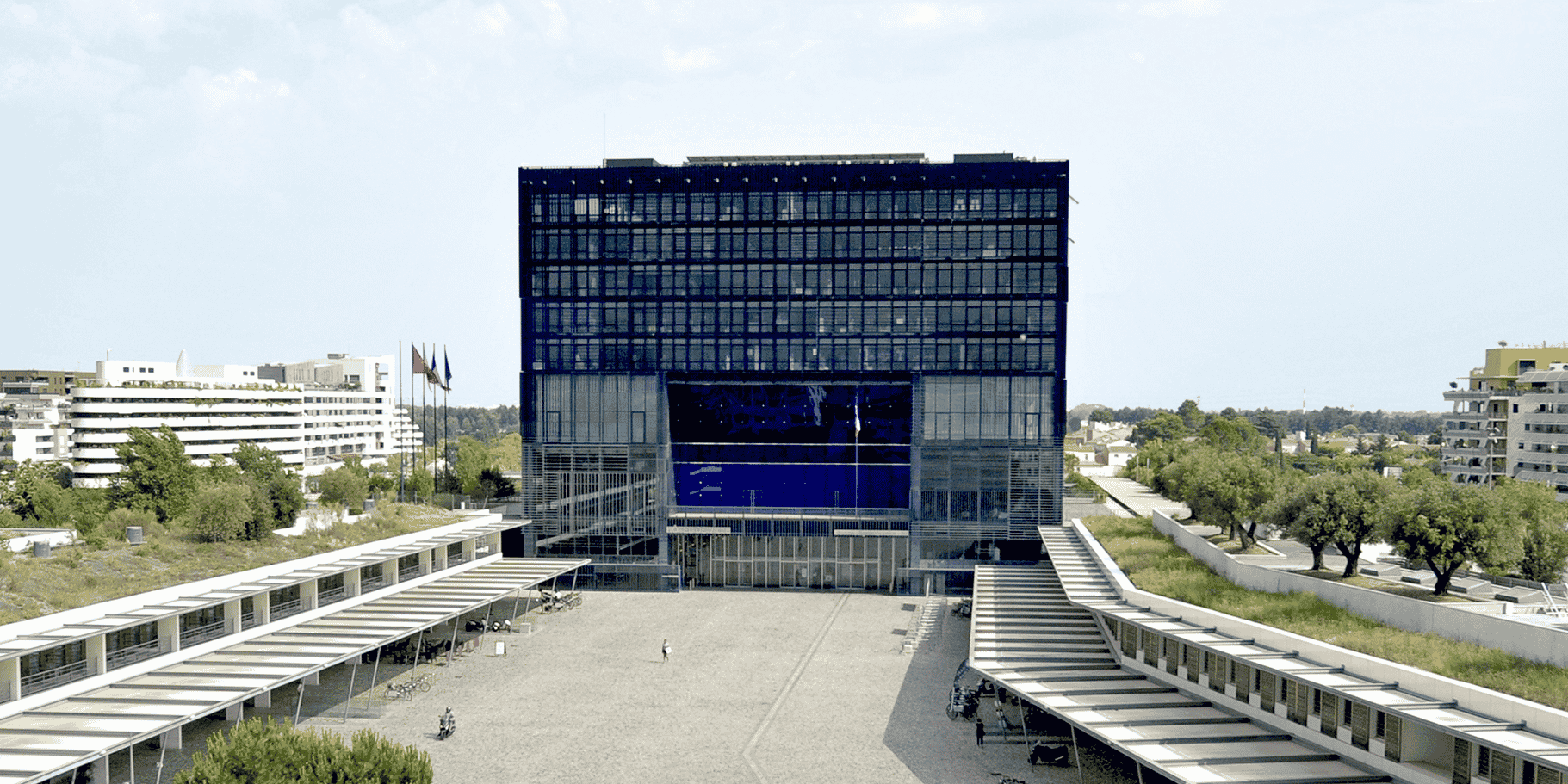 L'hôtel de ville de Montpellier.