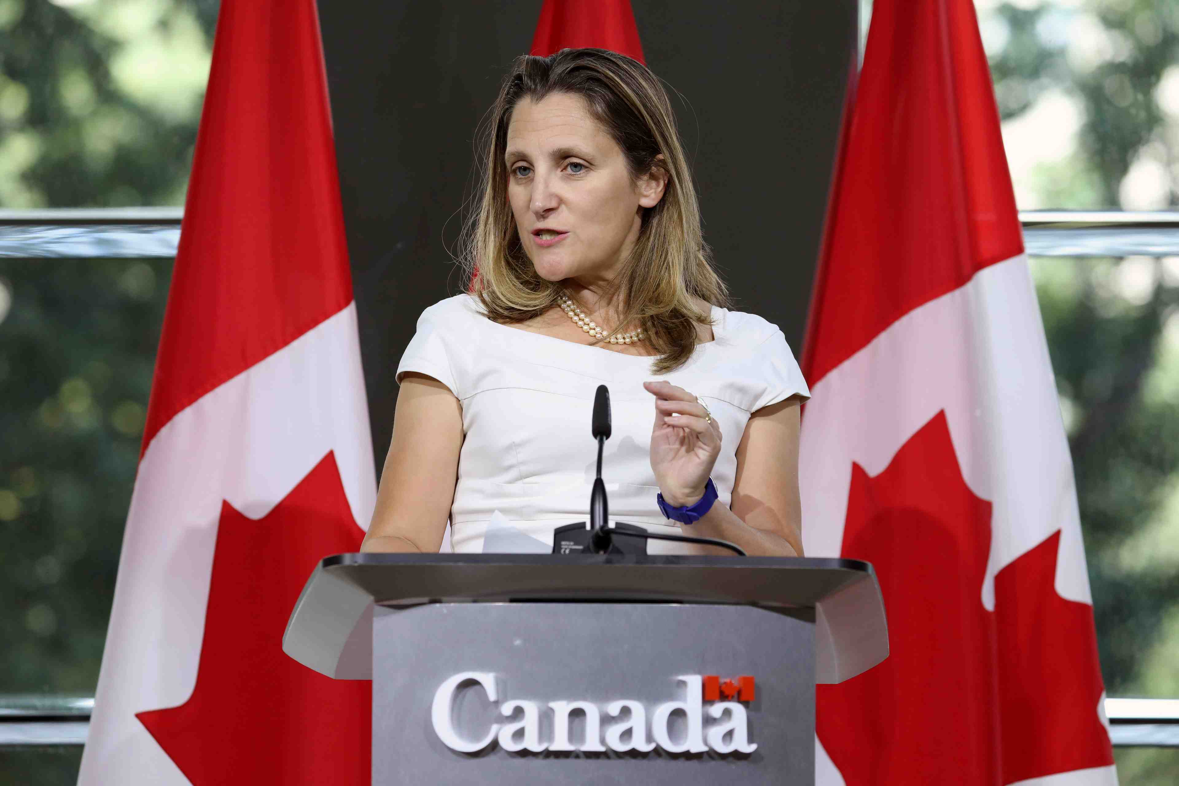 Alena: freeland repousse sa venue a washington pour des negociations