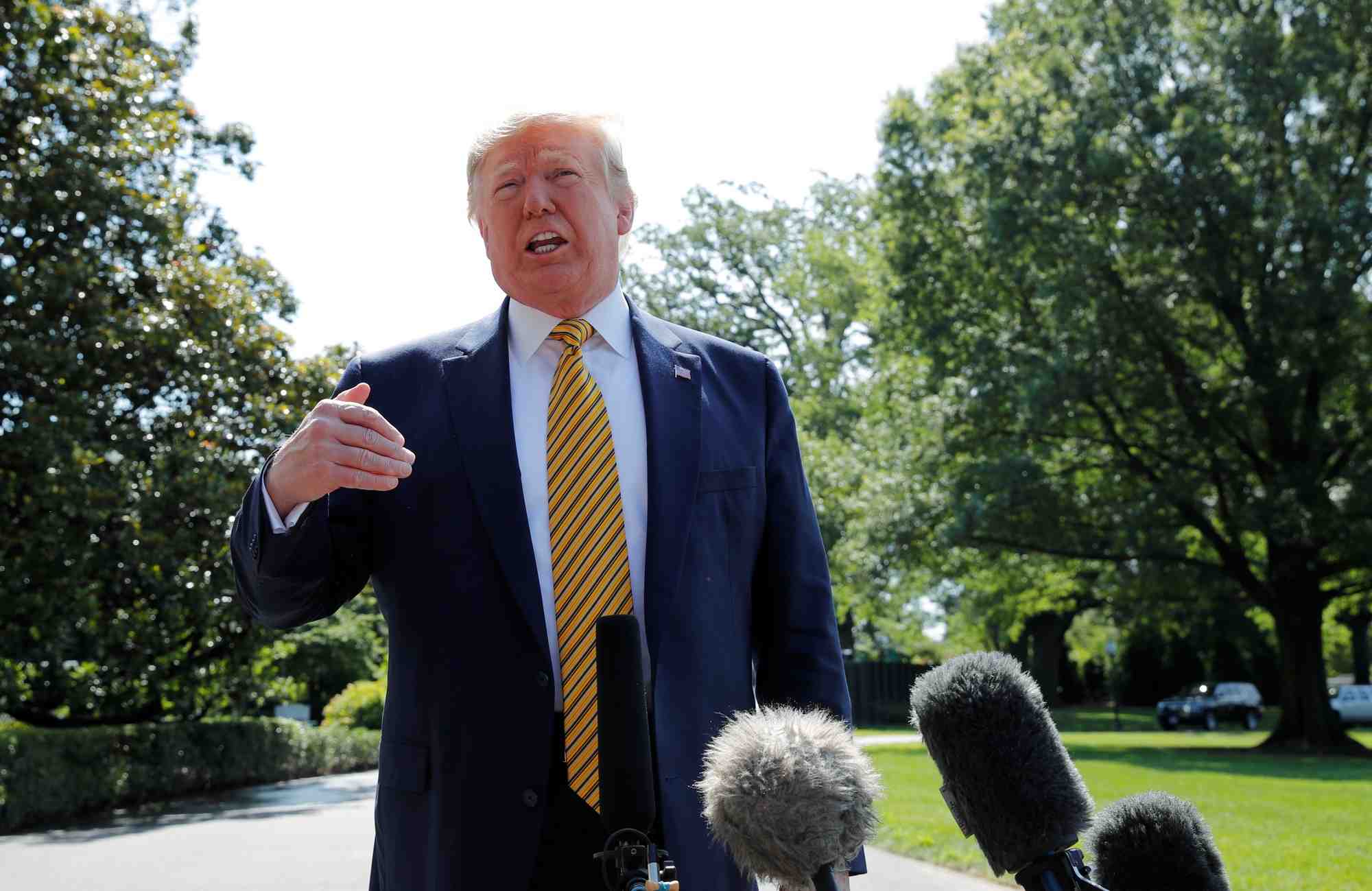 Le président américain Donald Trump