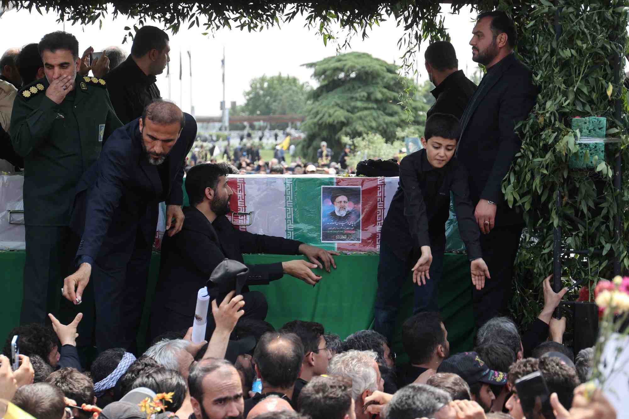 Photo des funerailles du president iranien ebrahim raissi
