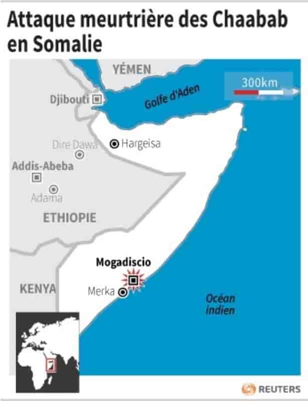 Attaque meurtriere des chaabab en somalie