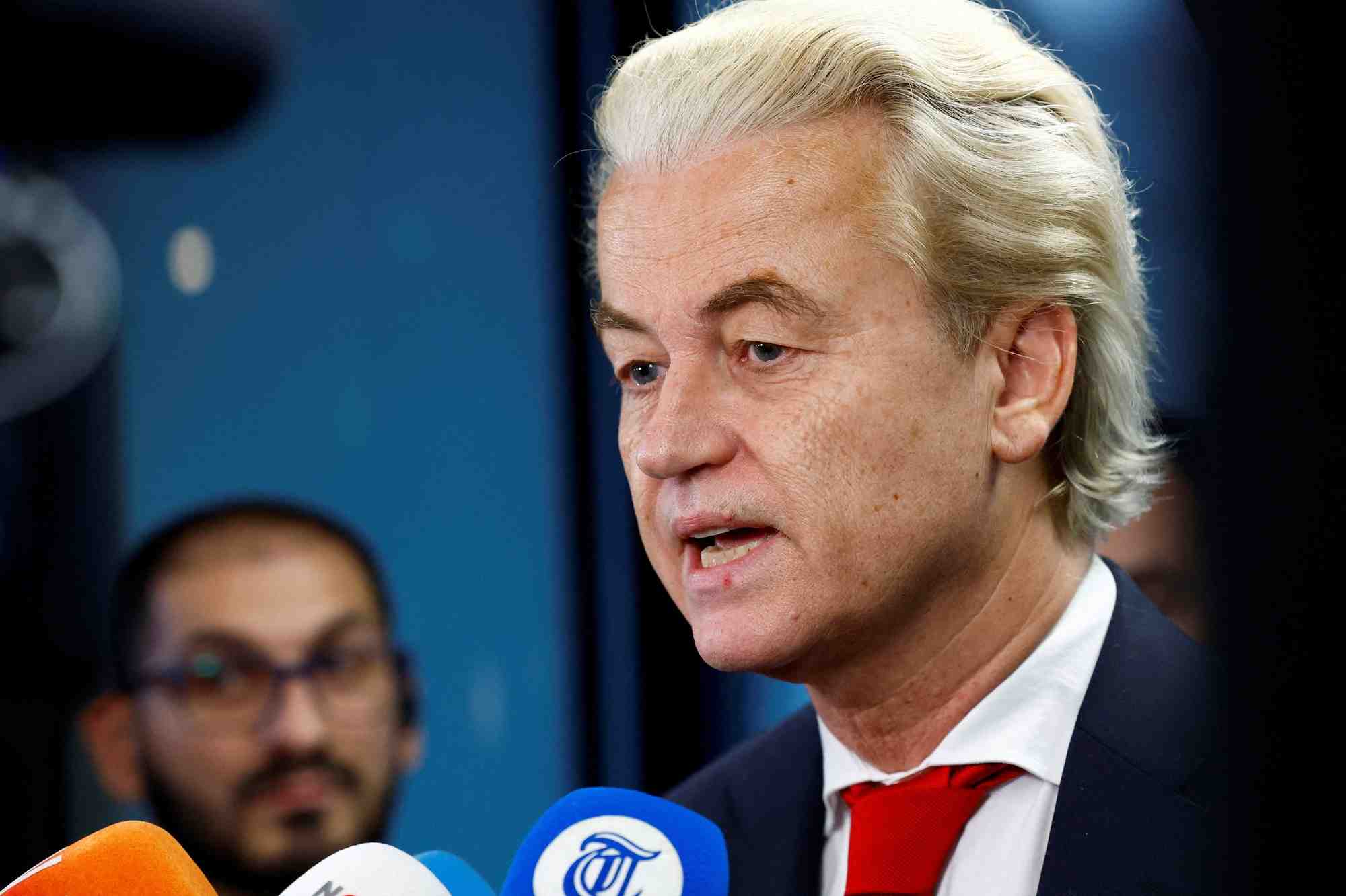 Geert wilders, leader du parti d'extreme droite pvv