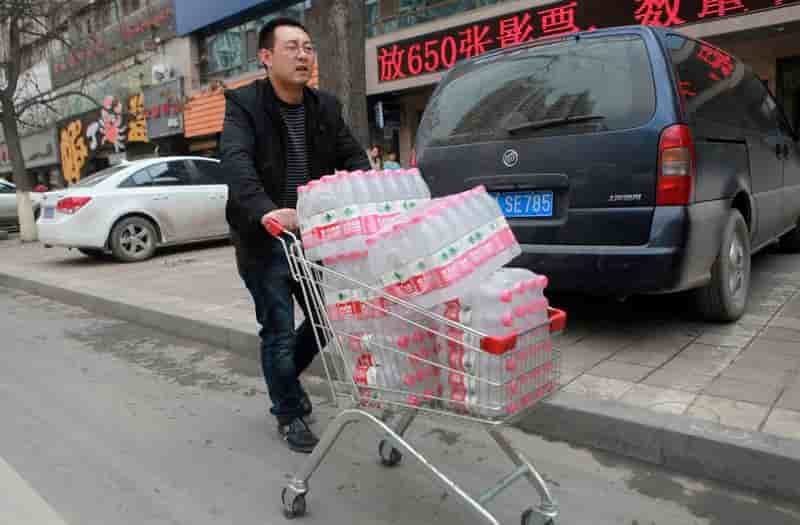 Pollution au benzène de l'eau potable de Lanzhou, en Chine