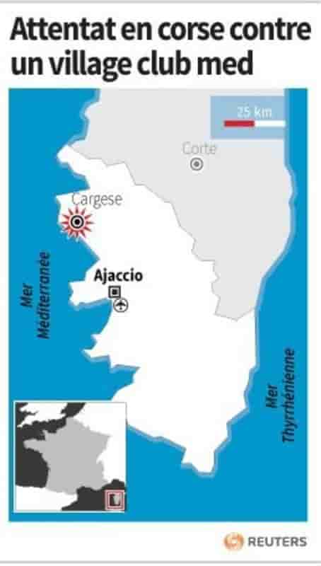 Un village du Club Med visé par un attentat en Corse