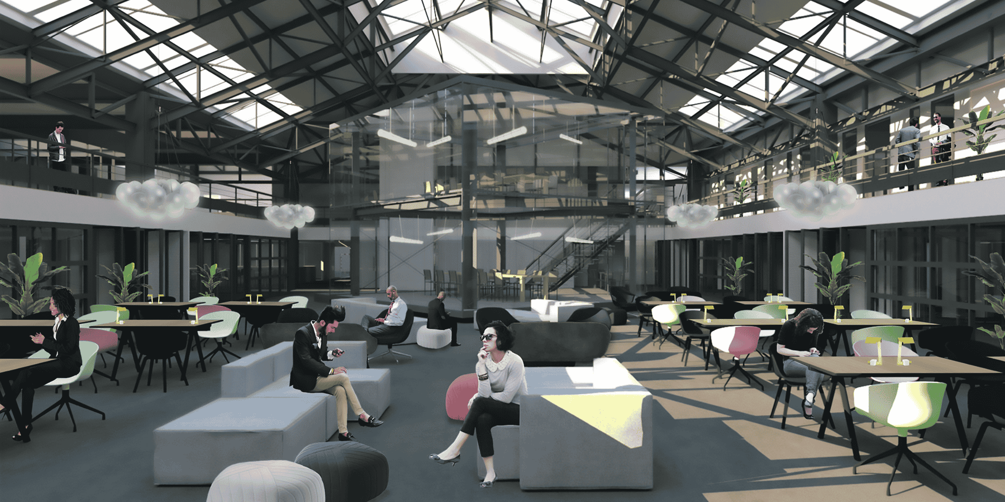 Ce nouveau lieu sera notamment doté de salles de créativité, d’espaces de « coworking » et d’un centre de conférences.