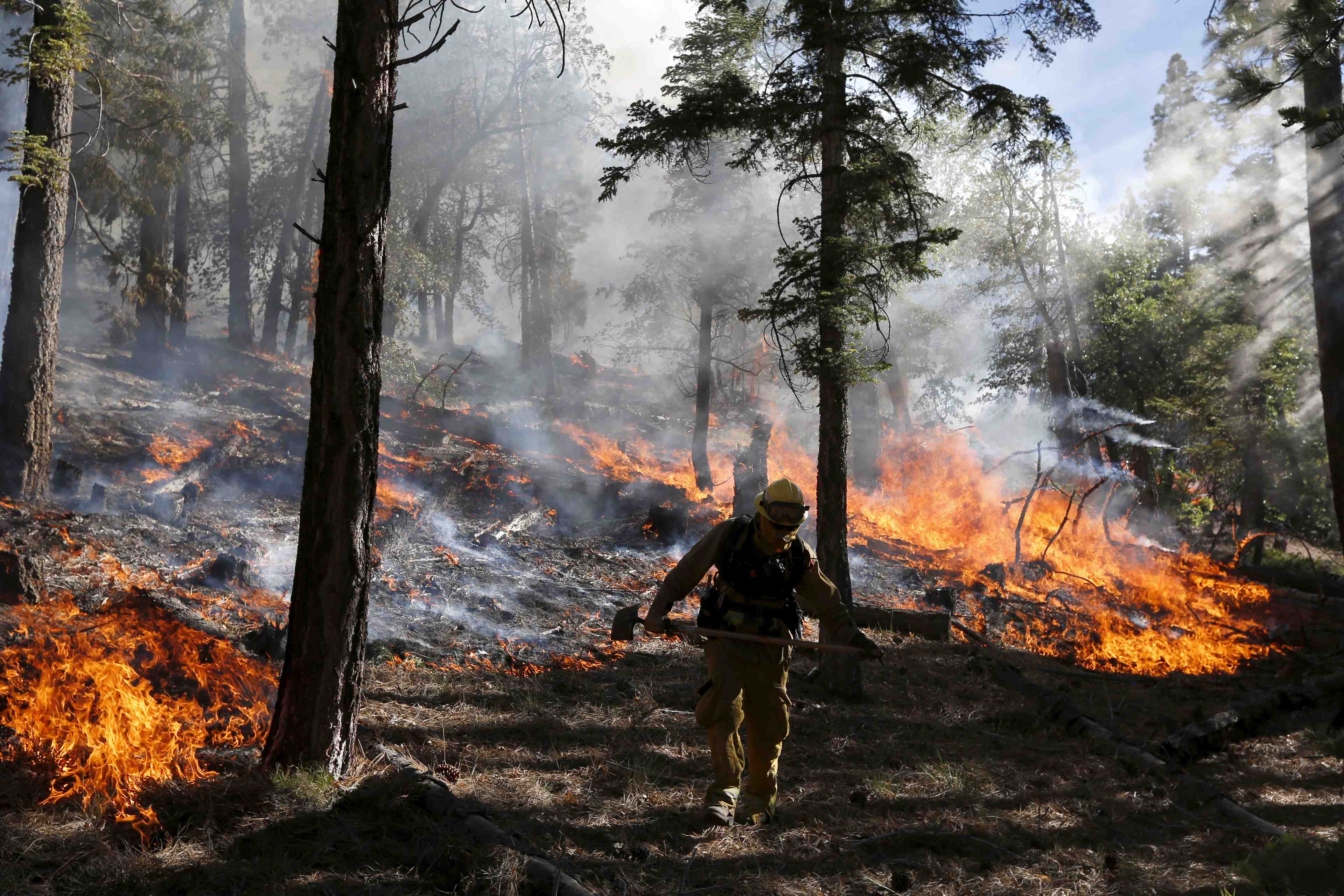 Incendies sur la cote ouest des etats-unis