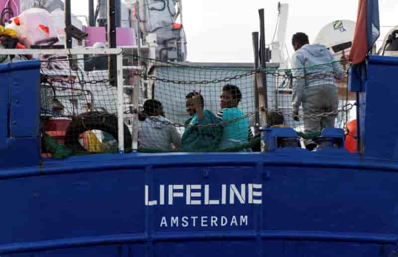 L'italie demande a malte d'accueillir le lifeline et ses migrants
