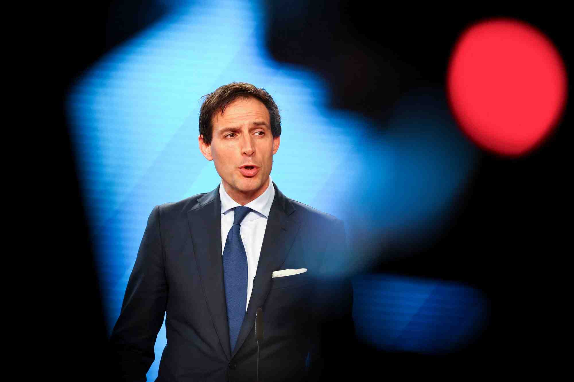Wopke Hoekstra, le commissaire européen au Climat, à la Neutralité carbone et à la Croissance propre.