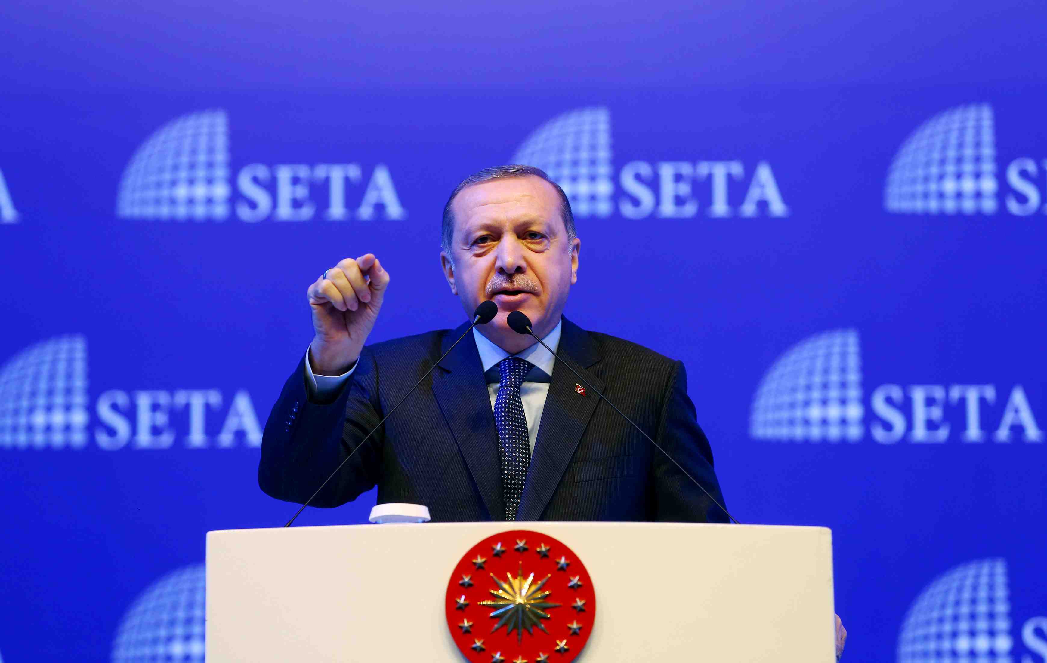 Erdogan annonce que l'intervention turque en syrie ira jusqu'a rakka