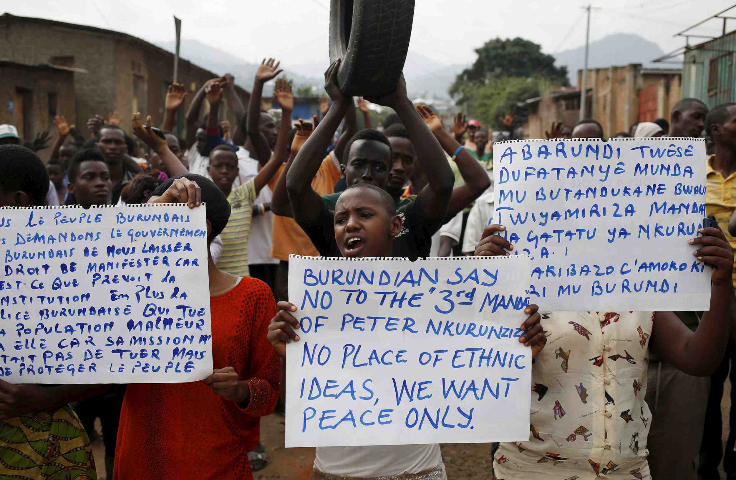 Report de la presidentielle au burundi au 15 juillet
