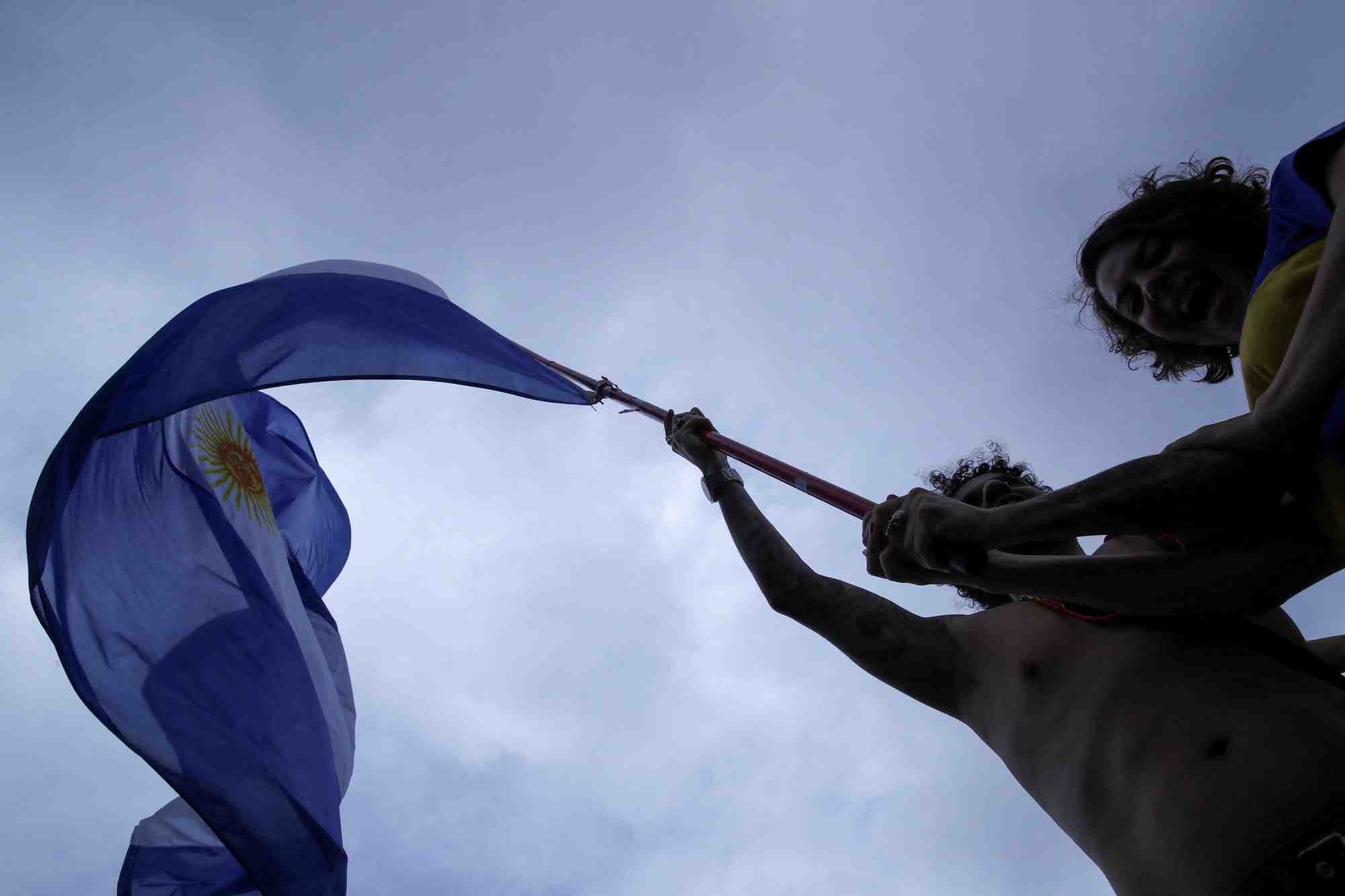 Le drapeau argentin