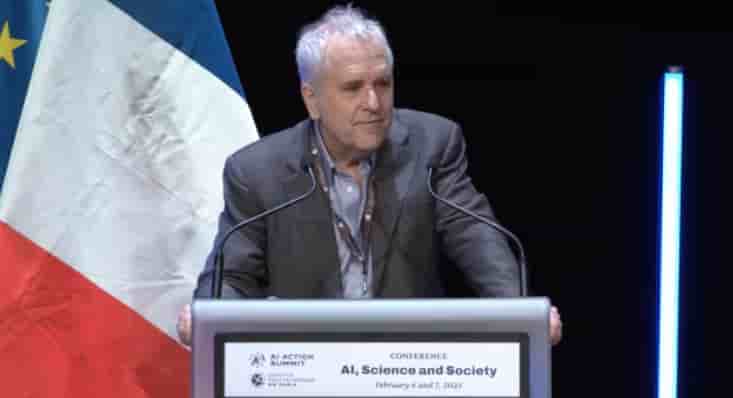 Michael Jordan, professeur à Berkeley, lors des journées scientifiques de l'AI Action Summit