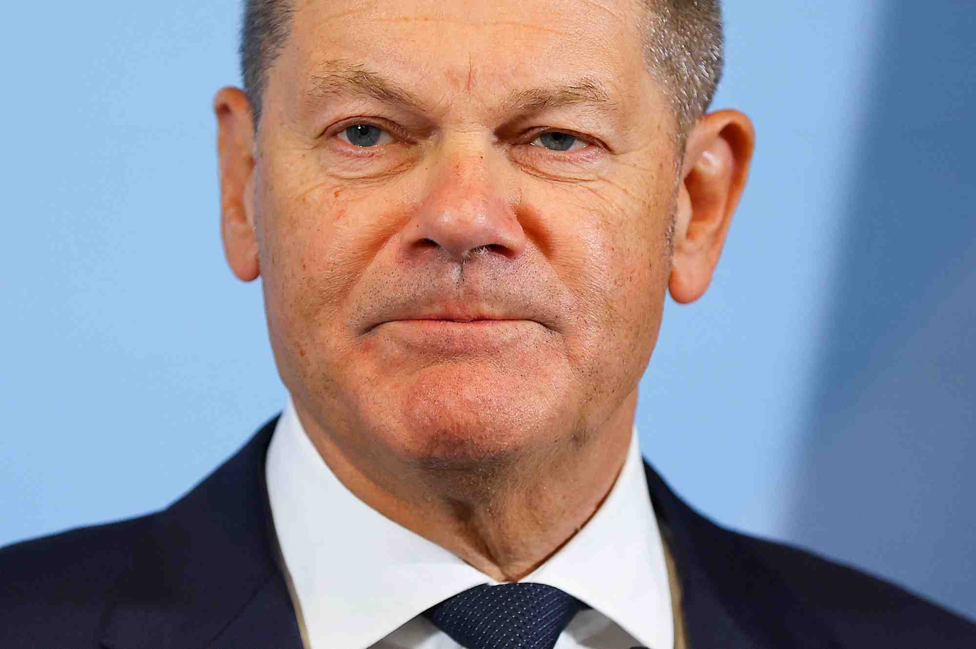 Le chancelier allemand scholz, a brandenburg