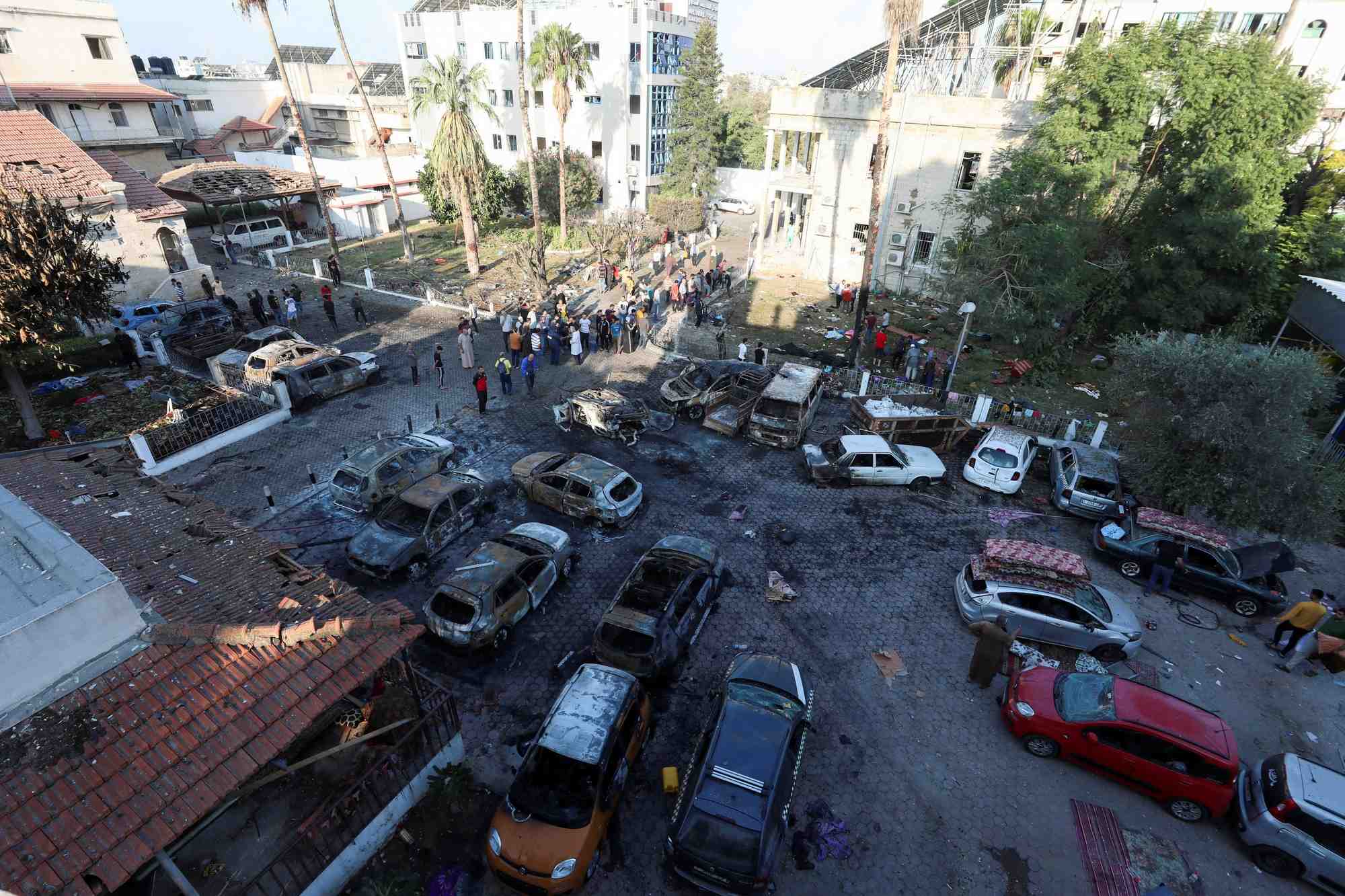 L'hopital al-ahli dans la ville de gaza
