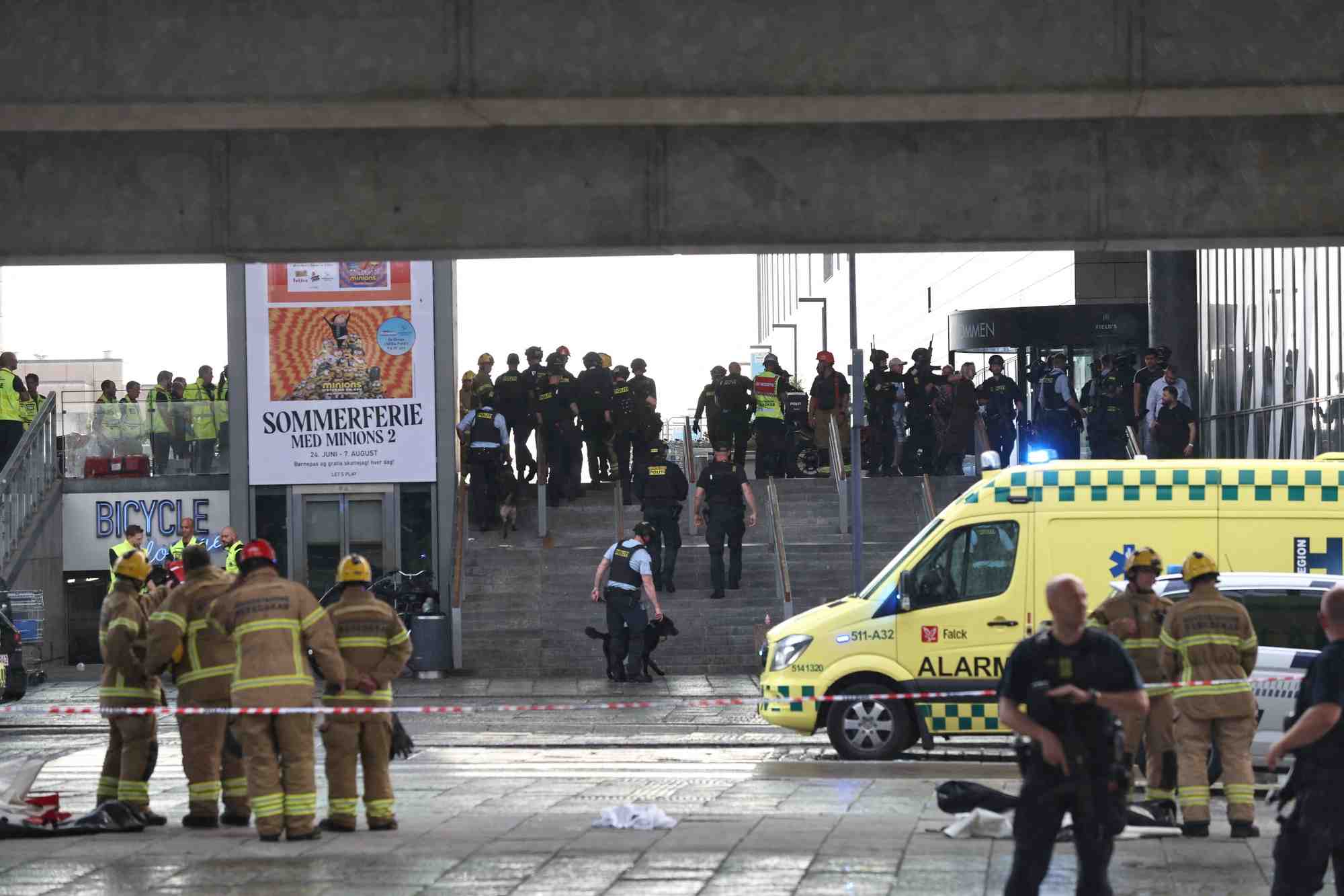 Fusillade dans un centre commercial au danemark, plusieurs morts