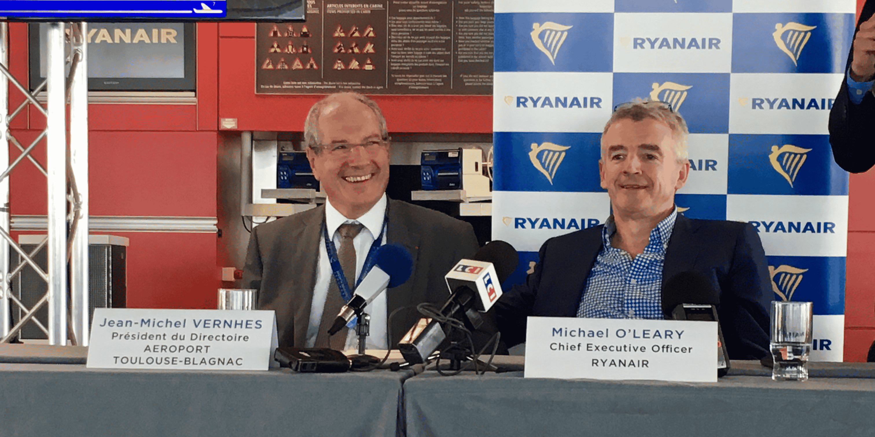 Michael O'Leary, directeur général de la compagnie Ryanair