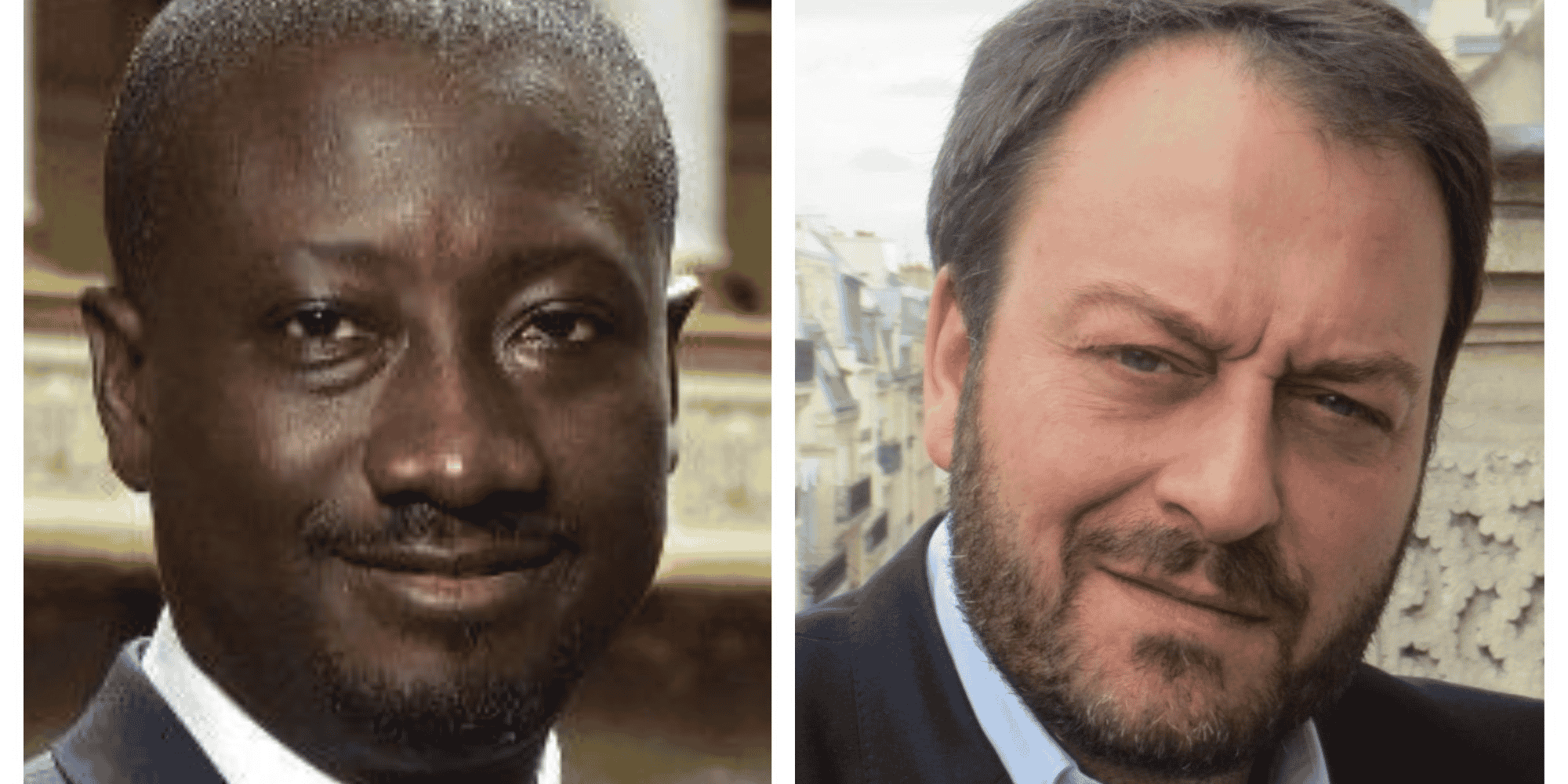 Patrice Anato, député LREM, Seine-Saint-Denis, et Pierre-Samuel Guedj, président d’Affectio Mutandi & d’Africa Mutandi.