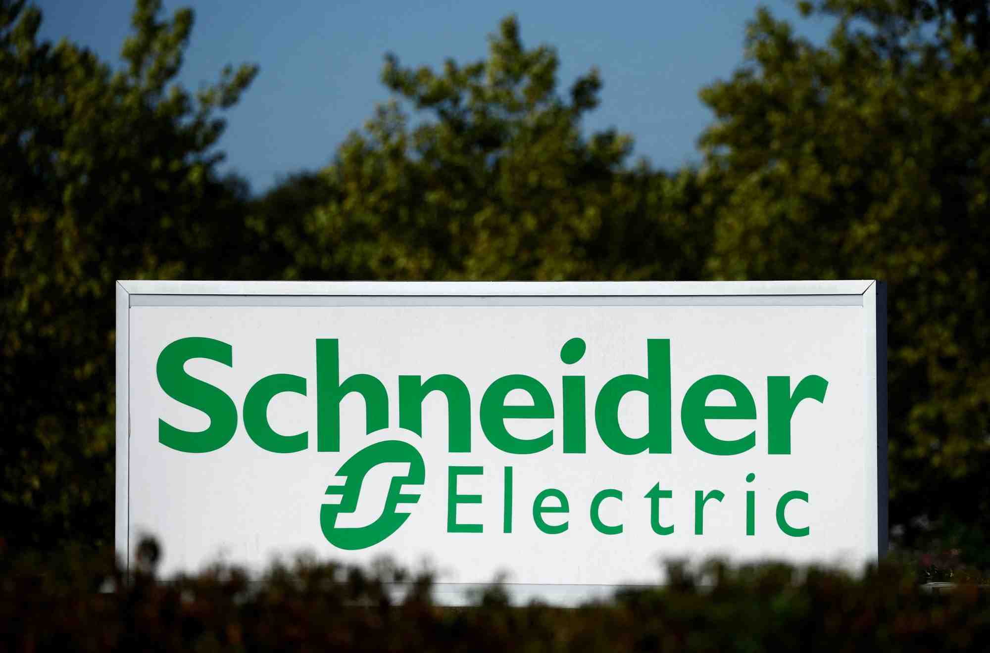 Le logo de schneider electric a nantes