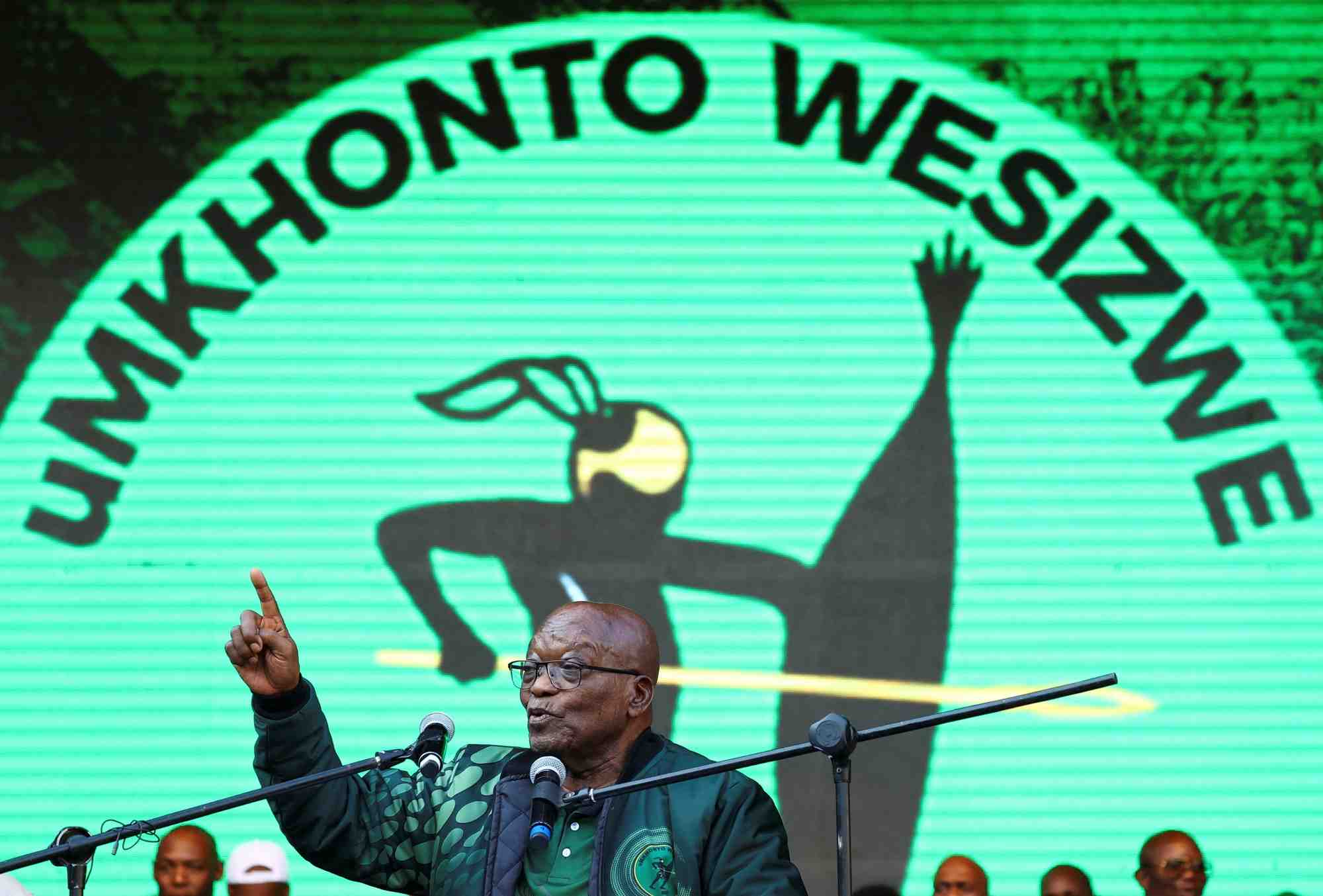 L'ancien president sud-africain jacob zuma